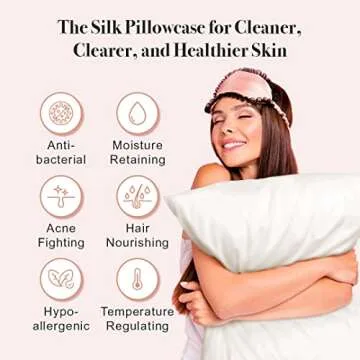 Sillo Silk Pillow Cases for Acne-Prone Skin 2 Pack