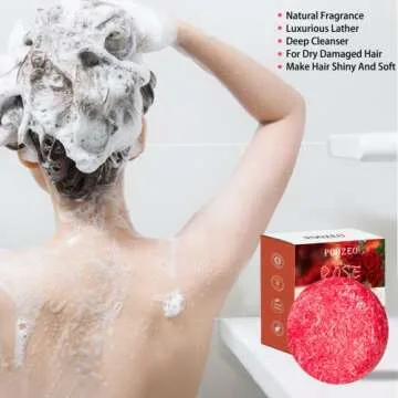 DBEAUTYM 8 Pack Shampoo Bar Gift Set,Natural Soap, Solid Dry Damaged Hair With Plant Essence Oil Helps Stop Loss and Promotes Healthy Growth, Travel Size Bulk Set