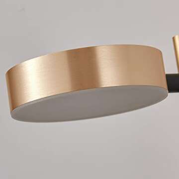 WS Plug in Wall Sconces, Modern Wall Lamps for Bedroom, Gold Wall Light with Rotatable Lamp Arms，Sconces Wall Lighting with Switch，Suitable for Bedroom Living Room Corridor Kitchen Hallway