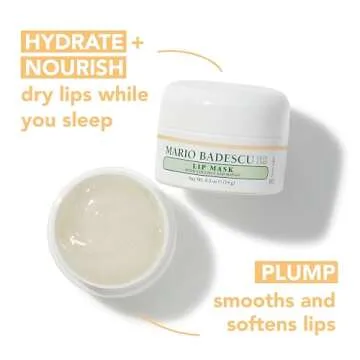Mario Badescu Overnight Lip Mask for All Skin Types 0.5 oz