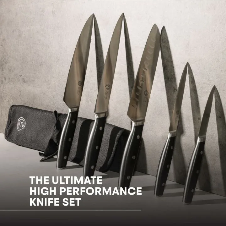 MasterChef 5-Piece Knife Set with Carry Bag