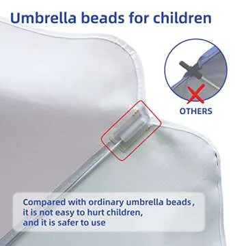 AMMSUN Durable Kids Beach Umbrella for Outdoor Play