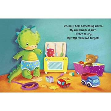 Pottysaurus - Children's Padded Board Book - Potty Training