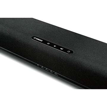 Yamaha Audio SR-C20A Compact Sound Bar with Built-in Subwoofer and Bluetooth, Black