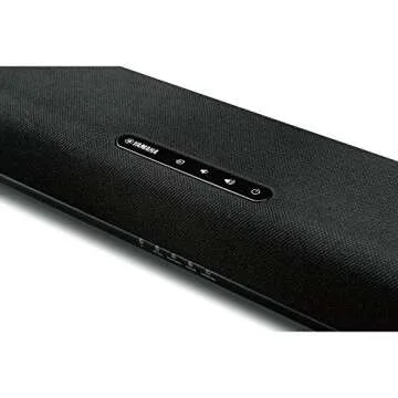 Yamaha Audio SR-C20A Compact Sound Bar with Built-in Subwoofer and Bluetooth, Black