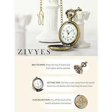 Zivyes 1920s Mens Costume Peaky Blinders Gatsby 1950s Fedora Hat Suspenders Bow Tie Pocket Watch