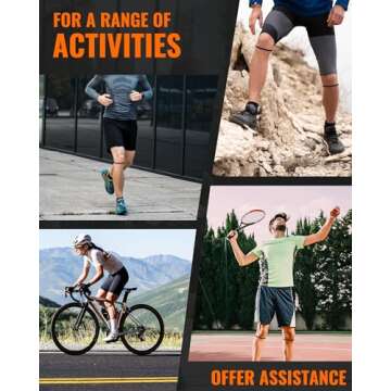 GREBIKE Patella Band for Knee Pain Relief, Patellar Tendon Support Strap for Tennis, Running, Jumpers, Soccer, Basketball and Hiking, Breathable & Lightweight Patella Stabilizer Knee Strap Brace Support for Women and Men, 2 PACK with Storage Bag (Black)