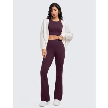 CRZ YOGA Women’s Flare Pants - Ultra Soft & Stylish