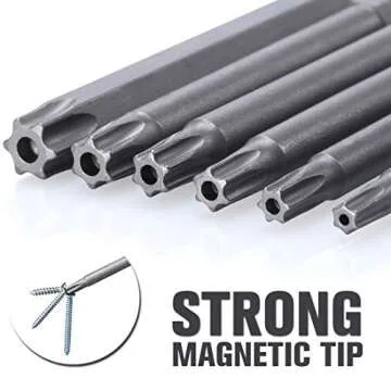 REXBETI 12 Piece Torx Screwdriver Bit Set for All Uses