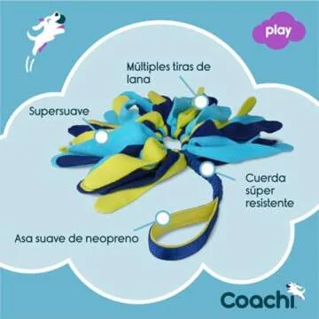 Coachi Tuggi Spider Interactive Dog Toy for Fun Play