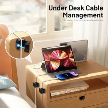 Znben Magnetic Cable Organizer for Neat Wiring Solutions