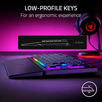 Razer Ornata V3 TKL Gaming Keyboard with Mecha-Membrane Switches in Classic Black (Renewed)