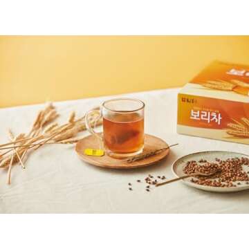 Damtuh Korean Barley Tea - Decaf & Sugar-Free, 100 Bags