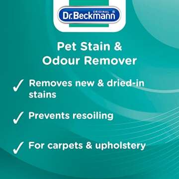 Dr. Beckmann Pet Stain & Odour Remover, Eliminates stains and odours caused by pets, incl. applicato...