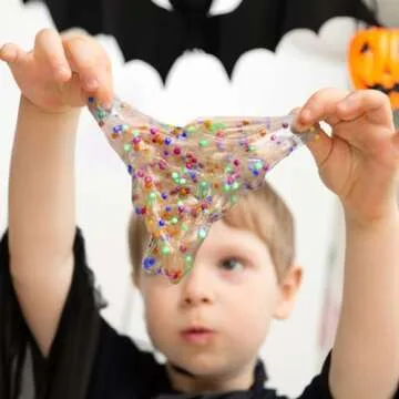 Juvale 90,000 Pieces Foam Beads for Slime, White Polystyrene Beads for Kids DIY Craft, Party Decoration (0.08-0.12 Inch)