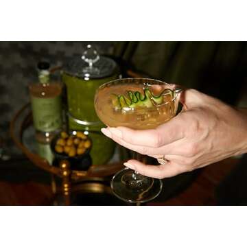 Tilden Cocktails Lacewing, Non-Alcoholic Cocktail, Vegan and No Sugar Added, Cucumber, Basil, Lychee, and Juniper, 750ml