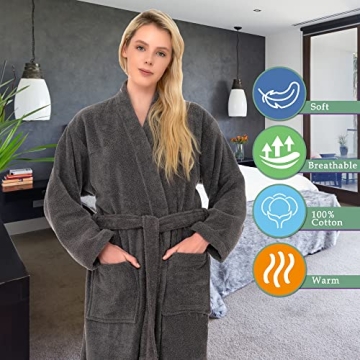 TowelSelections Women's Luxury Terry Cloth Bathrobe