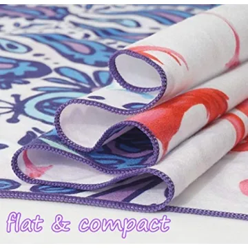 HAOKUN Quick Dry Sand Free Microfiber Beach Towel