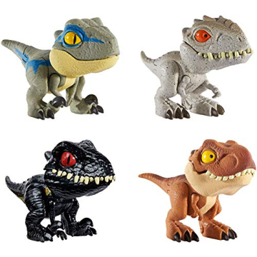 Jurassic World Snap Squad Dinosaurs - Clip-On Collectible Toys!