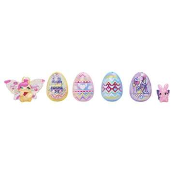 Hatchimals CollEGGtibles, Family Spring Toy Basket with 6 Bunny Characters, Kids Toys for Girls Ages 5 and up