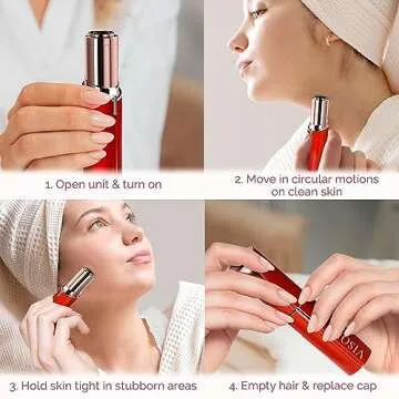 VISOFO Facial Hair Remover for Painless Daily Grooming