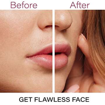 VISOFO Facial Hair Remover for Painless Daily Grooming