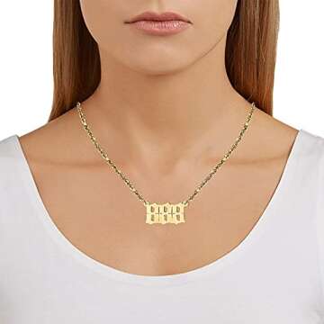 Shop Angel Number Necklace for Spiritual Symbolism & Style