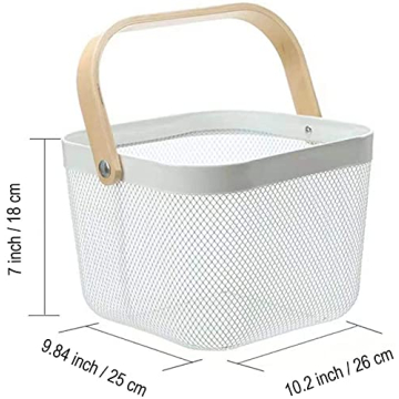 AJIODA Metal Mesh Baskets for Home Organization