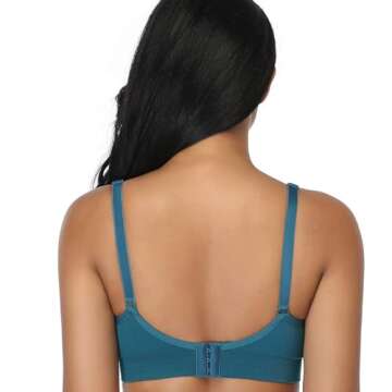 4Pack Nursing Bra for Breastfeeding Maternity Bras Push Up Silk Seamless Pregnancy Bralette Underwear Black Beige Rosered Blue Medium