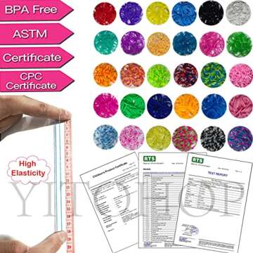 YITOHOP 12080+ Loom Bands Kit, Rubber Bands for Bracelet Making Kit, DIY Art Craft Loom Bracelet Kit,2025 Creativity Birthday Gift Ideal Christmas Gifts