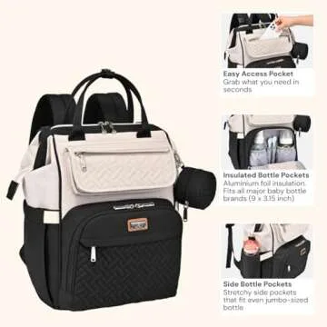 BabbleRoo Diaper Bag Backpack: Chic & Functional Gear