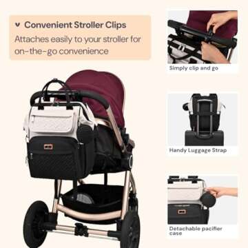 BabbleRoo Diaper Bag Backpack: Chic & Functional Gear