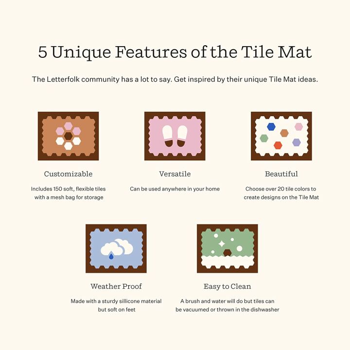 Custom Letterfolk Half Moon Doormat 36x24