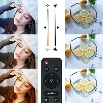 MOUNTDOG Softbox Lighting Kit with Remote and Adjustable Colors