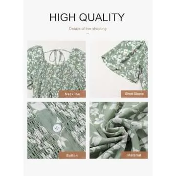 Dokotoo Floral Maxi Dress for Women with Pockets