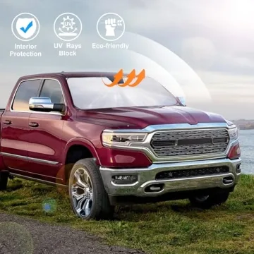 Dodge RAM 2500 3500 Windshield Sun Shade 2010-2024