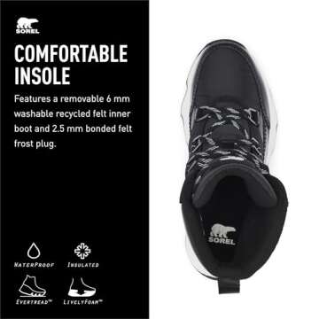 SOREL Women's Kinetic Impact Waterproof Boot - Stylish Warmth