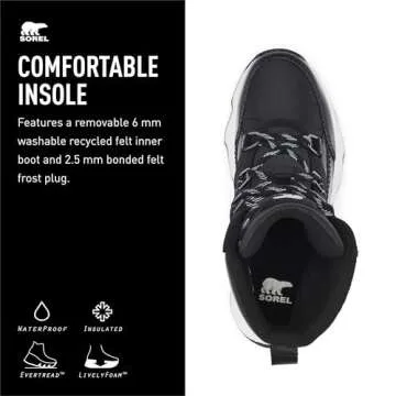 SOREL Women's Kinetic Impact Waterproof Boot - Stylish Warmth