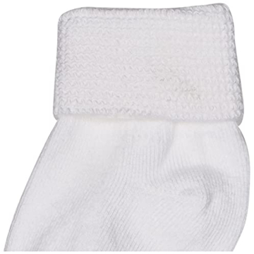 Jefferies Newborn Turn Cuff Bootie Socks - 6 Pair Pack