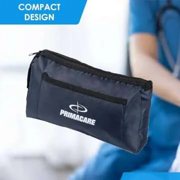 Primacare DS-9181-BL Professional Aneroid Sphygmomanometer and Sprague Rappaport Stethoscope, Manual Blood Pressure Kit with Cuff and Carrying Case, Blue