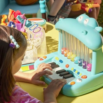 Hippo Pop Musical Keyboard by B. Toys – Bright Fun for Kids