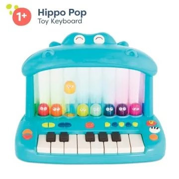 Hippo Pop Musical Keyboard by B. Toys – Bright Fun for Kids