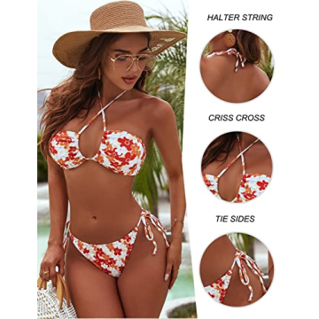 Blooming Jelly Women's Floral Cheeky Bikini Set - Stylish Swimwear