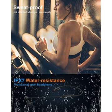 NANAMI Bluetooth Headphones - Waterproof Sports Earbuds