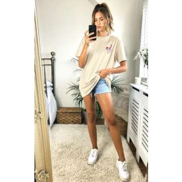 Oversized Baseball Mom Shirt for Game Day & Casual Wear