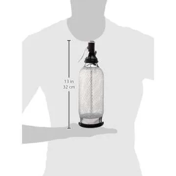 iSi North America Classic Sodamaker, 1 Quart - Stainless Steel Carbonation System for Sparkling Water, Fresh Beverages, Handcrafted Cocktails - Portable & Professional Soda Maker for Restaurant Use