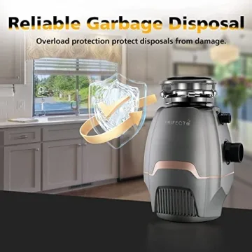 Trifecte Pro 3/4 HP Garbage Disposal - Quiet & Powerful Solution