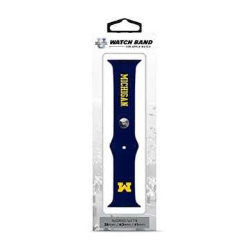 SOAR NCAA 42mm Apple Watch Band, Michigan Wolverines