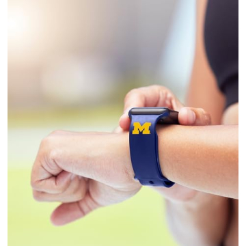 SOAR NCAA 42mm Apple Watch Band, Michigan Wolverines