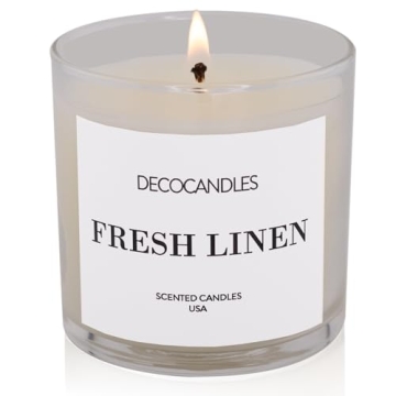 Urban Concepts Fresh Linen - Hand Poured Soy Candle for Cozy Spaces
